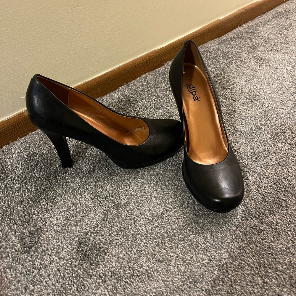 Diba Elegant Black Heels for Women